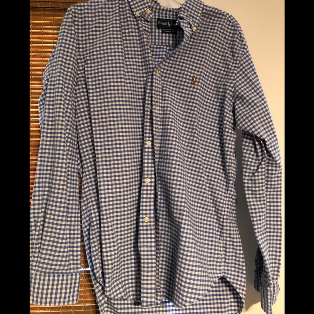 Like New Custom Fit Ralph Lauren Button Down Shirt M